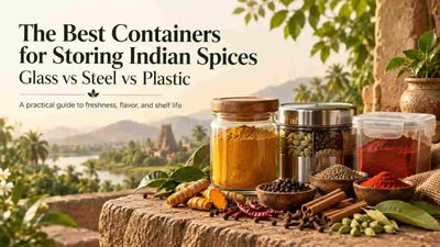 The Best Containers for Storing Indian Spices: Glass vs Steel vs Plastic
