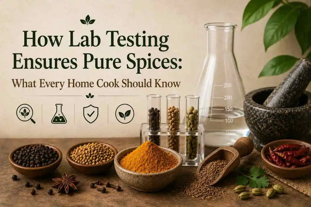 Lab testing spices for purity and adulteration detection