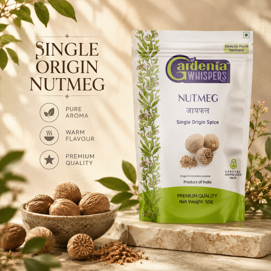 Idukki Shelled Nutmeg - Aromatic Kerala Jaiphal
