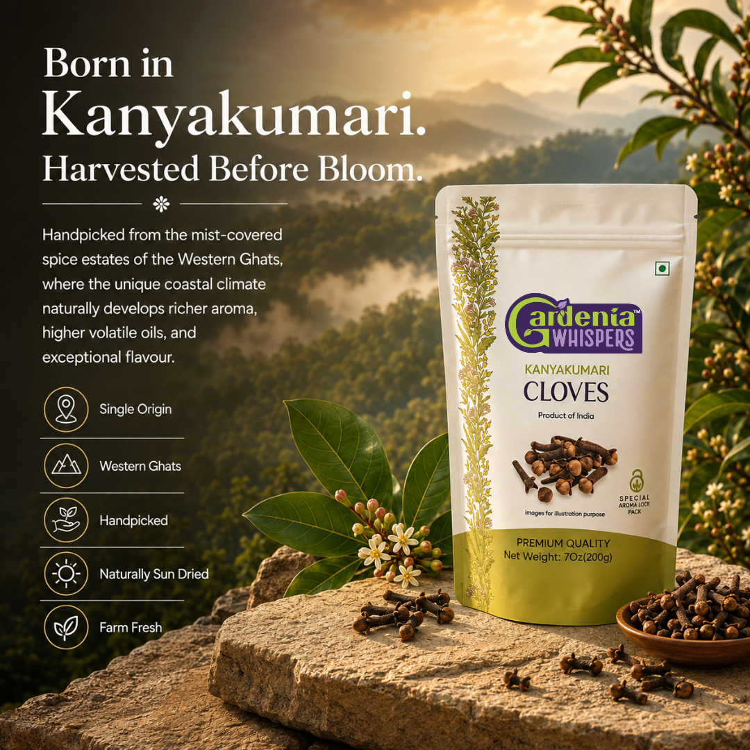 GI-Protected Western Ghat Laung - Kanyakumari Whole Cloves