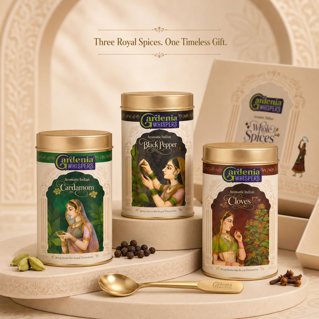 Maitreyi Gift Box - Cardamom, Clove & Black Pepper Trio