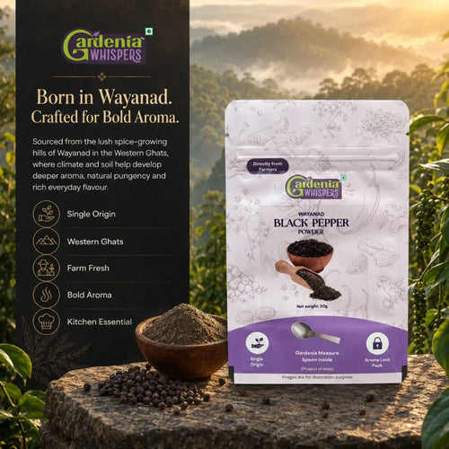 - Black Pepper Powder (Kali Mirch Powder)- Gardenia Whispers