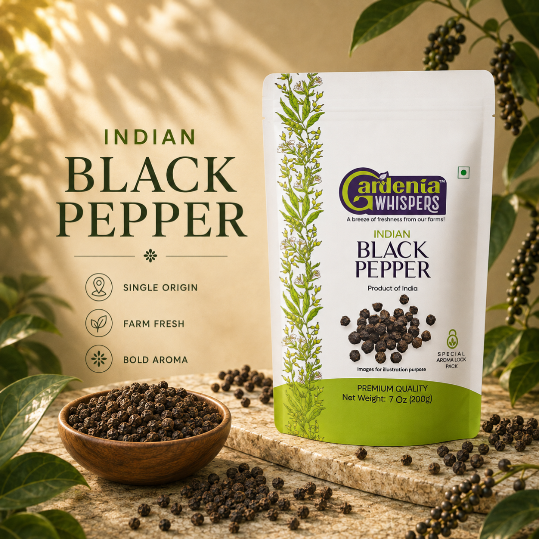 Malabar Peppercorn- Indian Wayanad Black Pepper from Kerala