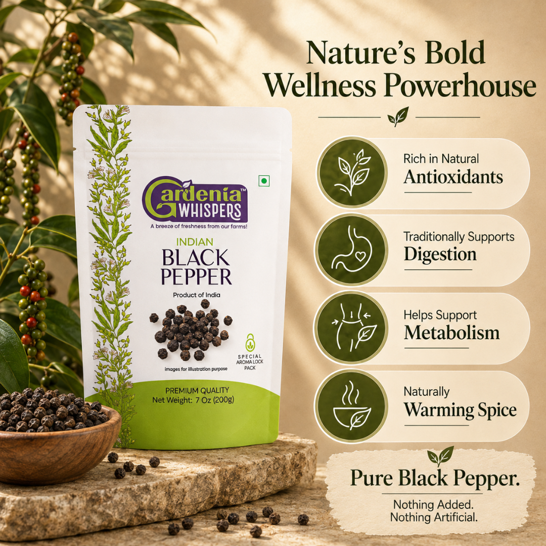 Malabar Peppercorn- Indian Wayanad Black Pepper from Kerala