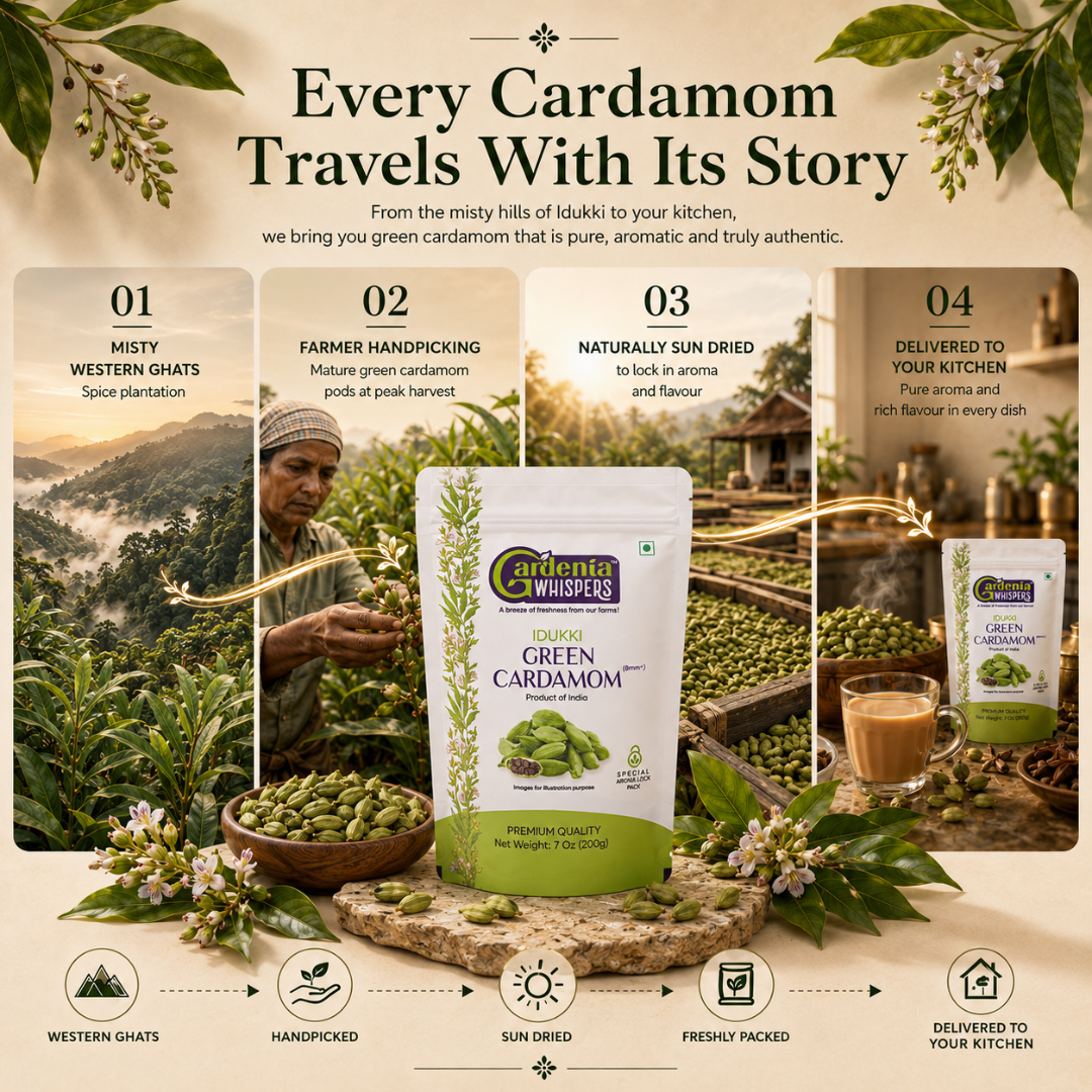 Idukki Green Cardamom - Kerala's Queen of Spices