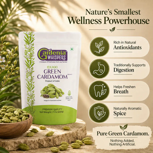 - Idukki Green Cardamom - Kerala's Queen of Spices- Gardenia Whispers