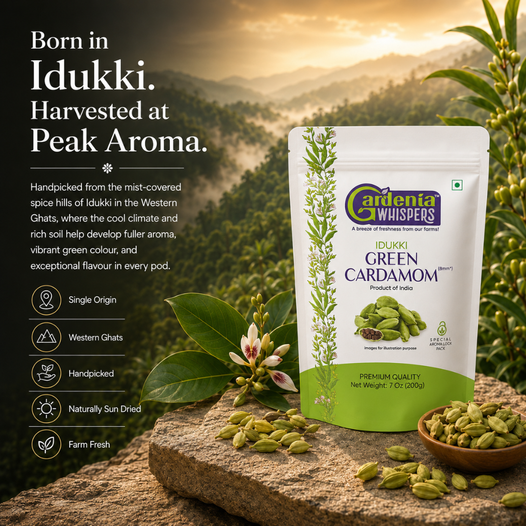 Idukki Green Cardamom - Kerala's Queen of Spices