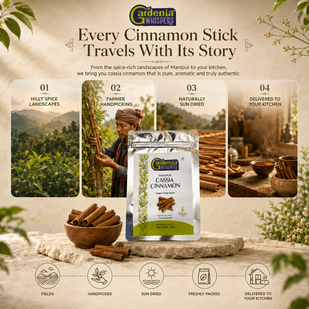 Manipur Cassia Cinnamon - Bold Himalayan Dalchini Bark
