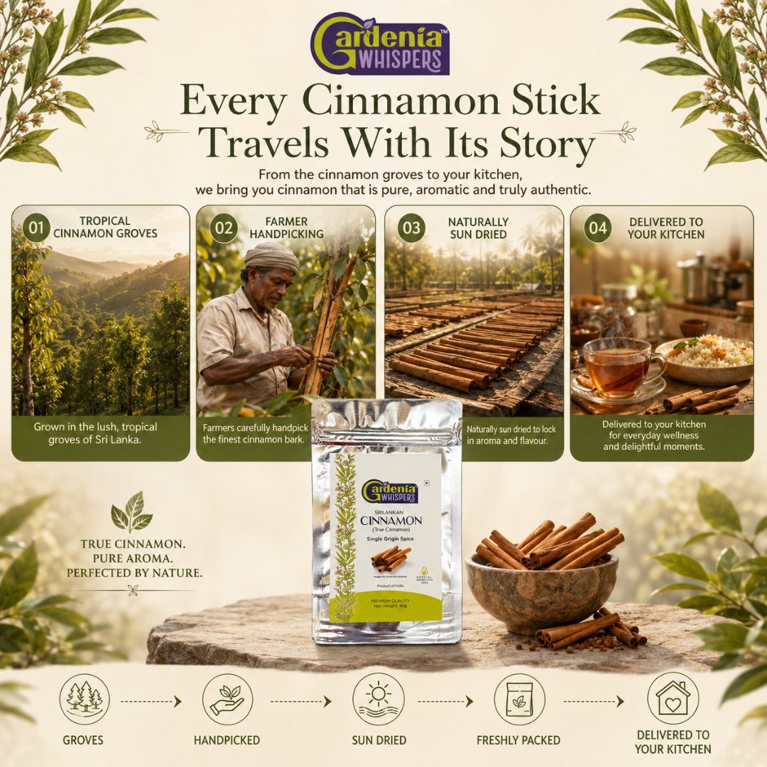 Ceylon Dalchini Sticks - Authentic Sri Lankan Cinnamon