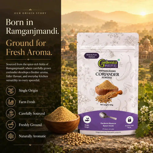 - Coriander Powder (Dhaniya Powder)- Gardenia Whispers
