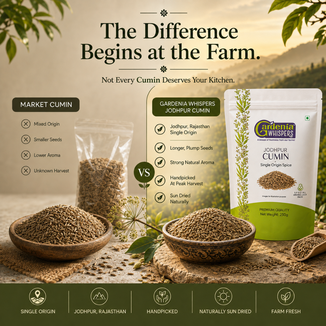 Farm-Fresh Jodhpur Cumin Seeds - Rajasthan's Finest Jeera