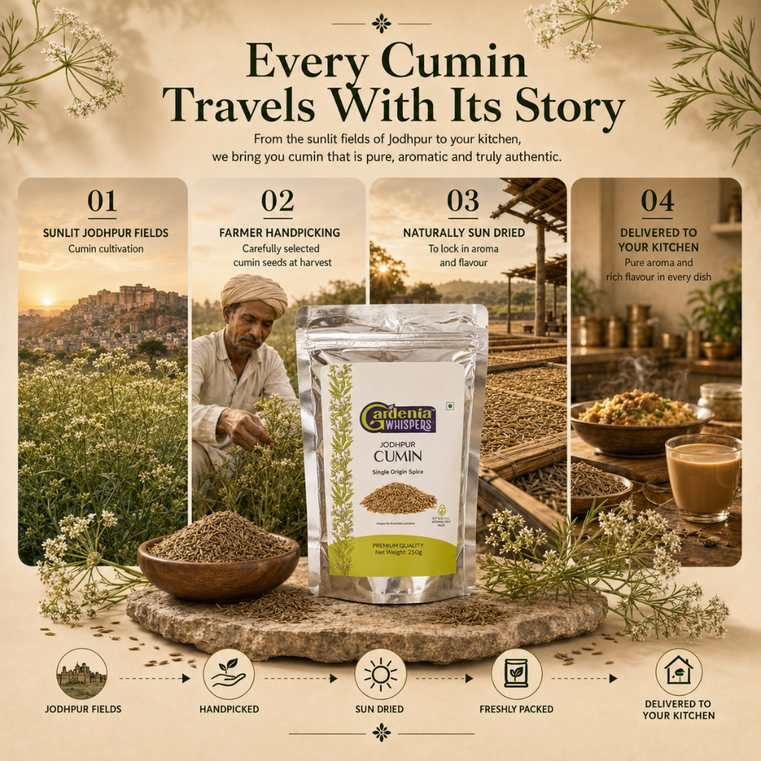 Farm-Fresh Jodhpur Cumin Seeds - Rajasthan's Finest Jeera