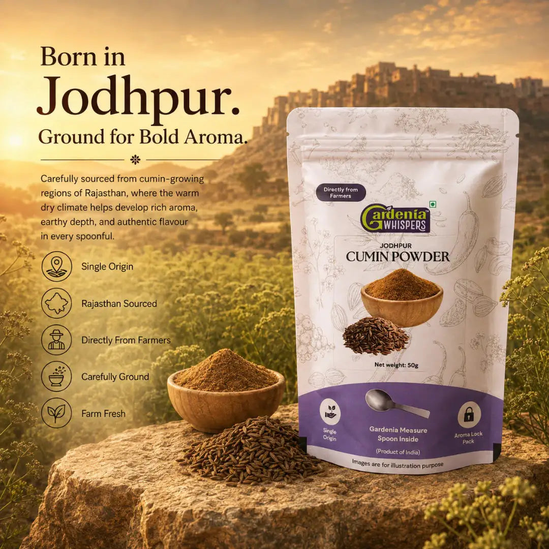 - Pure Cumin Powder (Jeera Powder)- Gardenia Whispers