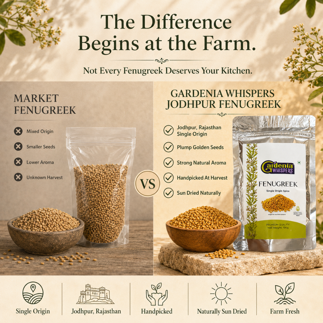 Jodhpur Fenugreek Seeds - Pure Rajasthani Methi