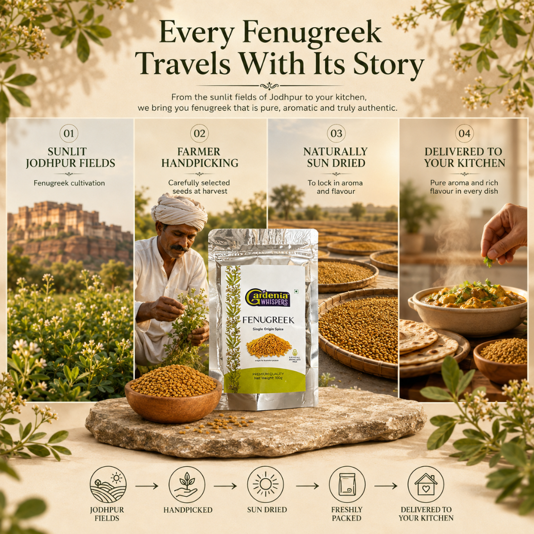 Jodhpur Fenugreek Seeds - Pure Rajasthani Methi