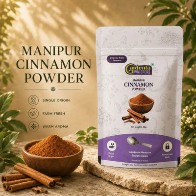 - Cassia Cinnamon Powder (Dalchini Powder)- Gardenia Whispers