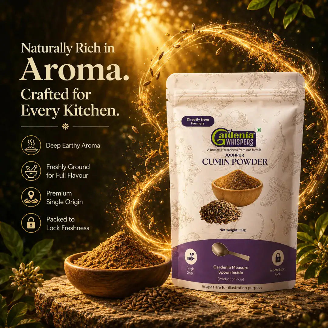 - Pure Cumin Powder (Jeera Powder)- Gardenia Whispers