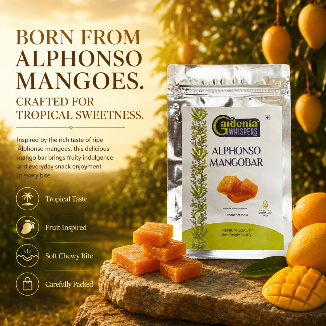 Alphonso Mango Bar – Sweet Aam Papad Snack