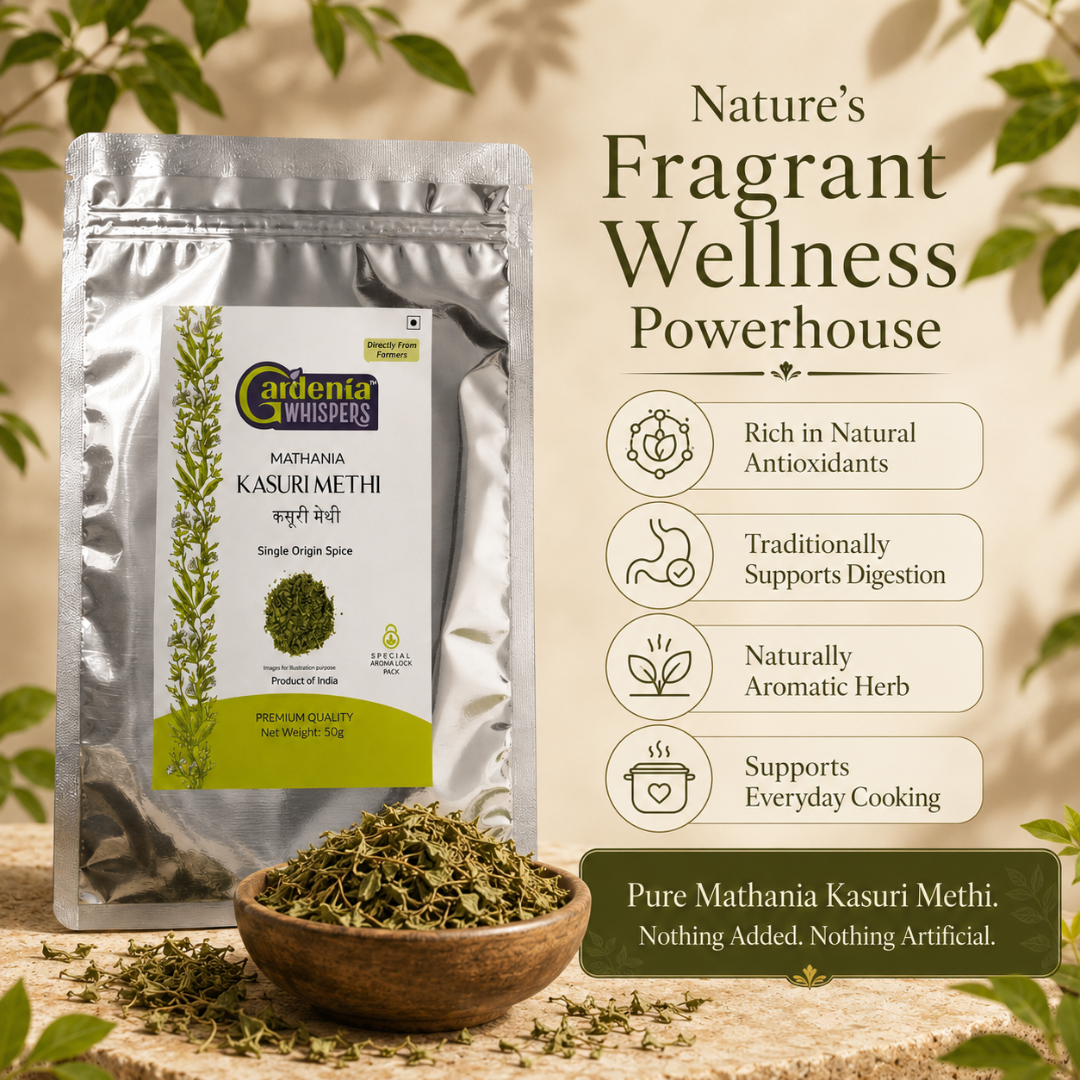 Mathania Kasuri Methi – Sun Dried Fenugreek Leaves from Rajasthan