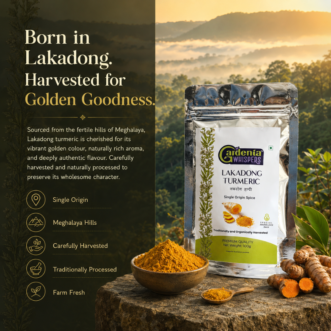 Lakadong Turmeric Powder - High Curcumin Haldi from Meghalaya