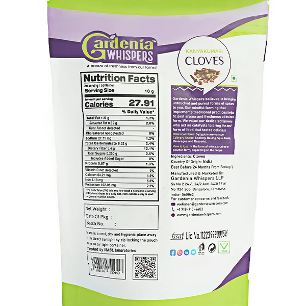 Kanyakumari Whole Cloves