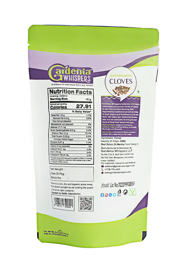 Kanyakumari Whole Cloves