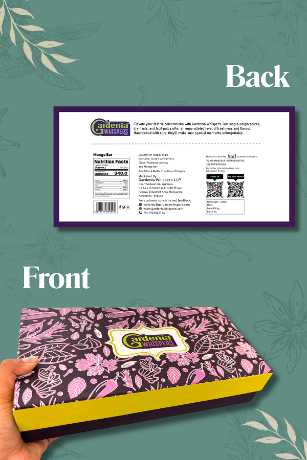 front and back Mogra Gift Box