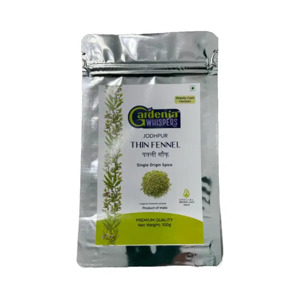 Jodhpur Thin Fennel - 100 g - Front Jodhpur Thin Fennel
