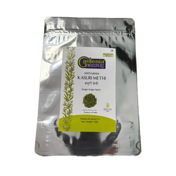 Mathania Kasuri Methi - 50 g - Front Mathania Kasuri Methi