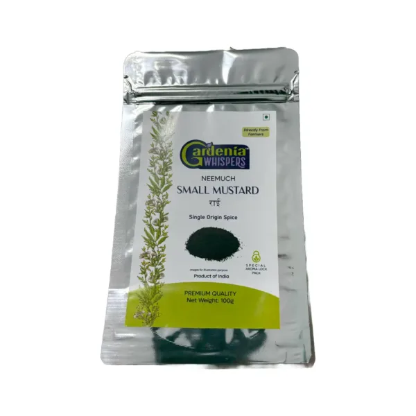Neemuch Small Mustard - 100 g - Front Neemuch Small Mustard