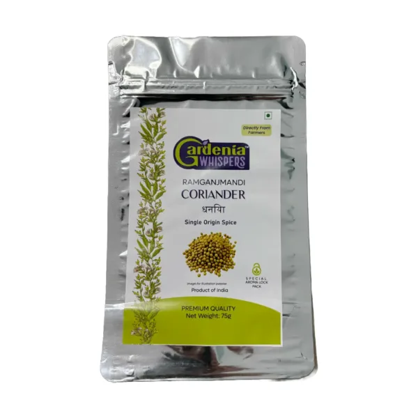 Ramganjmandi Coriander - 75 g - Front Ramganjmandi Coriander
