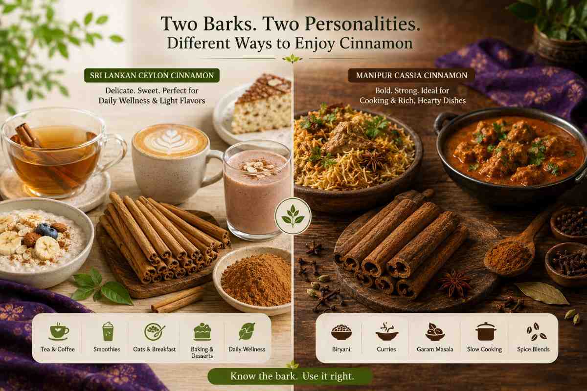how different cinnamon varieties fit different dishes