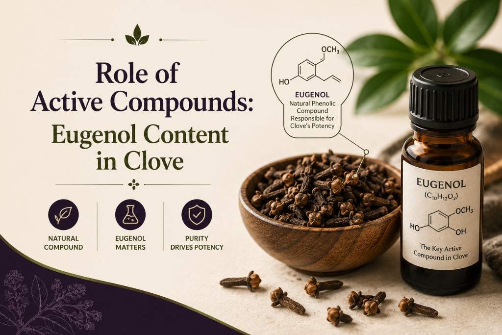 Clove known as a active compound