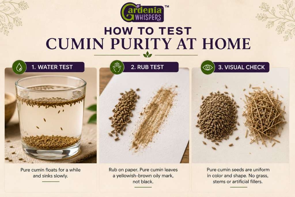 How to test cumin purity