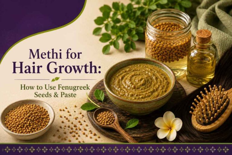 Methi for hair growth