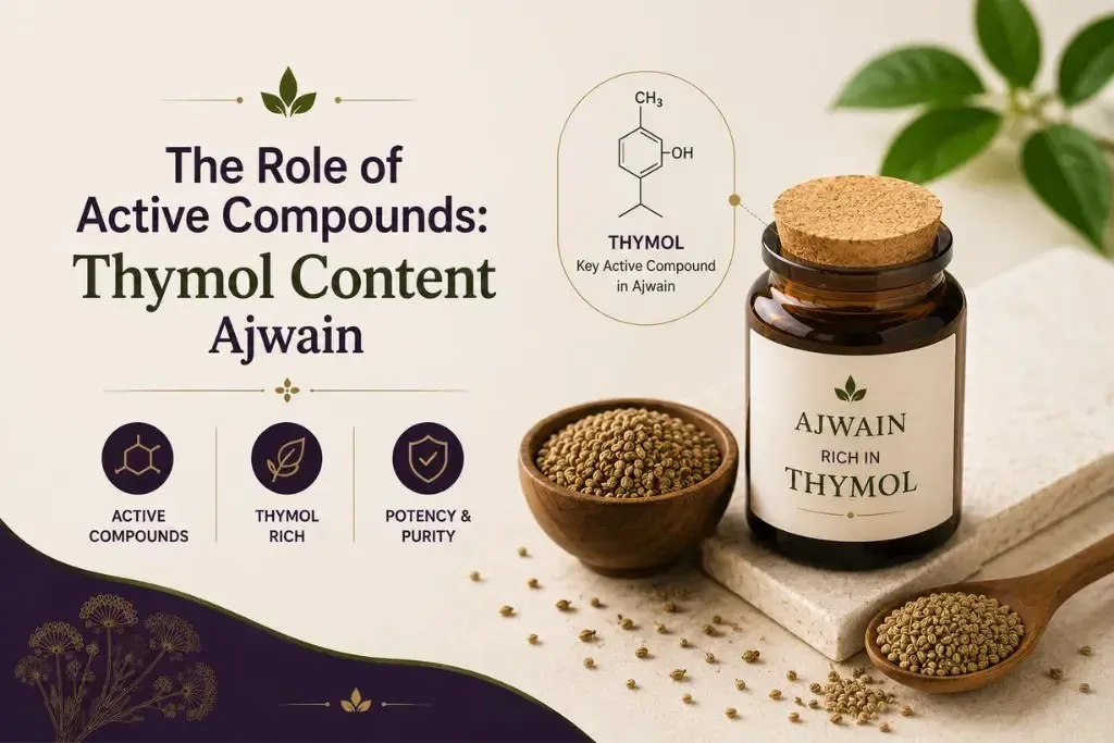 Thymol the role of active compound