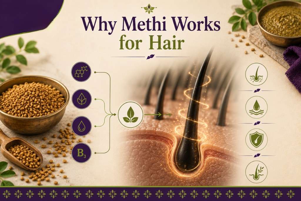 why methi works for hair